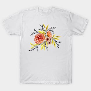 Floral watercolor painting T-Shirt